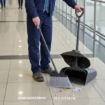 Dustpan & Broom Set Short Handle - Image 2