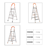 Sturdy Multi-Purpose Folding Aluminium Step Ladder - Image 2