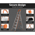 Sturdy Multi-Purpose Folding Aluminium Step Ladder - Image 6