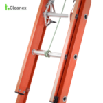 Sturdy Heavy Duty Aluminum Fiberglass Coated Extension Ladder – Non Conductive - Image 3