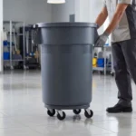 Circular Waste Bin  120L Wheel Base - Image 2