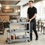 3-Tier Classic Shelf Utility Trolley - Image 2