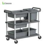 3-Tier Modular Bin Utility Trolley